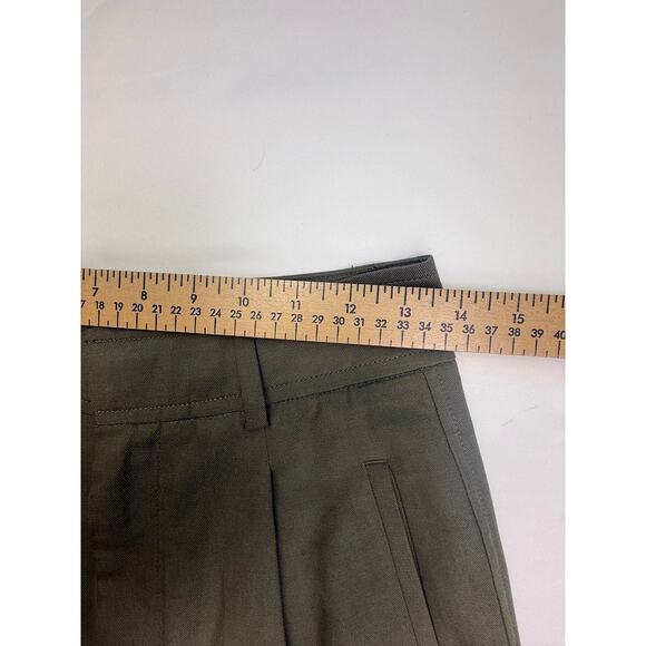 Everlane Olive Wide-Leg Crop Pants Women’s Size 2S Tencel Organic Cotton - Picture 5 of 16